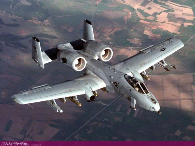 هواپیمای "تاندر بولت، آ-10" ساخت شرکت نورثروپ گرومن 