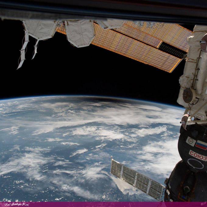 زمین از دیدگاه شش فضانورد مستقر در ایستگاه فضایی؛ در هنگام خورشیدگرفتگی 2017