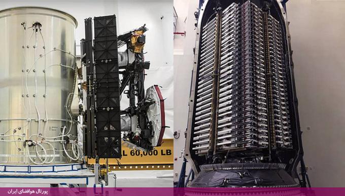 پرتاب همزمان 60 ماهواره به فضا؛ ارسال نخستین مجموعه از ماهواره‌های اینترنتی «استارلینک» شرکت اسپیس‌ایکس