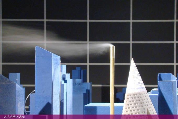 آزمایش آلاینده‌ها و ریزگردهای شهری درون یک تونل باد صنعتی (مدل ساختمان‌های نیویورک سیتی)