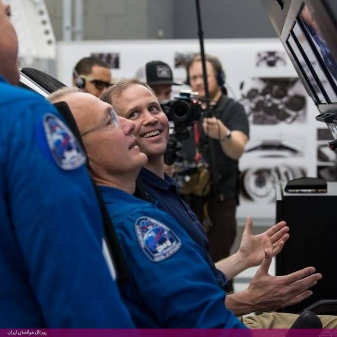 تصاویر بازدید جیم برایدنستاین، رئیس ناسا، از شرکت اسپیس‌ایکس