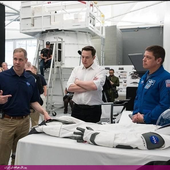 تصاویر بازدید جیم برایدنستاین، رئیس ناسا، از شرکت اسپیس‌ایکس