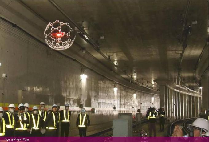 بهره‌گیری از پهپادها برای بررسی متروی توکیو