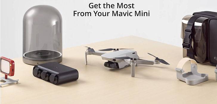 هلی شات کوادکوپتر مویک مینی (Mavic Mini) شرکت دی‌جی‌آی (DJI)