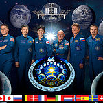 official Expedition 44 crew portrait. Soyuz 42 (Gennady Padalka, Mikhail Kornienko, Scott Kelly) and Soyuz 43 (Oleg Kononenko, Kimiya Yui and Kjell Lindgren).