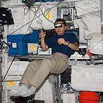 Astronaut Koichi Wakata Participates in Reversible Figures Experiment