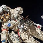 Oleg Kotov Conducts a Spacewalk