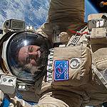 Sergey Ryazanskiy Conducts a Spacewalk