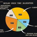 Graph illustrating the Skylab Crew Time Allocation