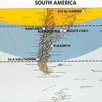 Map of South America