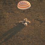 The Soyuz TMA-09M Lands Southeast of the town of Zhezkazgan, Kazakhstan