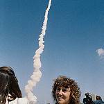 Barbara Morgan and Christa McAuliffe