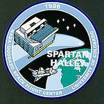Insignia for the joint GFSC/University of Colorado Spartan-Halley Payload