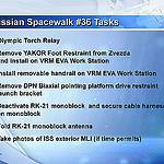 Russian Spacewalk 36 Task List