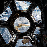 ISS043E284928 (06/04/215) --- NASA astronaut Scott Kelly on the International Space Station captured this interesting image in the stations Cupola, the 360 degree observation area and remote control location for grappling and docking and undocking spacecraft. Scott tweeted this comment with the image on June, 4, 2015: "Often when I look out the window I think we should call it Planet Water instead of Earth. Sadly mostly saltwater".