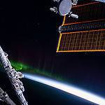 Southern Lights and Canadarm2