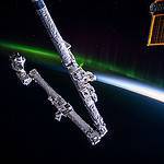 Southern Lights and Canadarm2