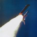 Space Shuttle Challenger Lifts Off