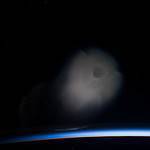 Missile Launch as Seen by Space Station Crew